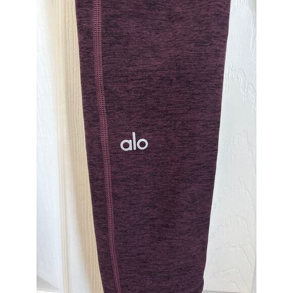 Alo Alosoft Black Plum Heather Butter Soft Lounge Legging Size XXS - Picture 7 of 10